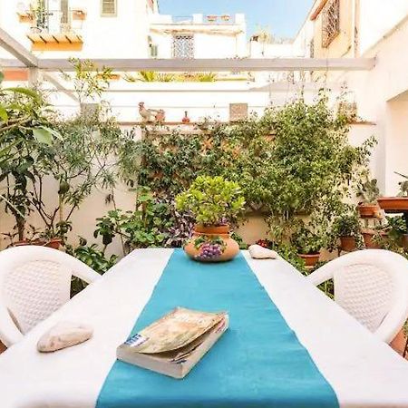 At Kalsa Quiet Flowered Terrace! Free Parking! Ideal For Remote Working! Palerme Extérieur photo